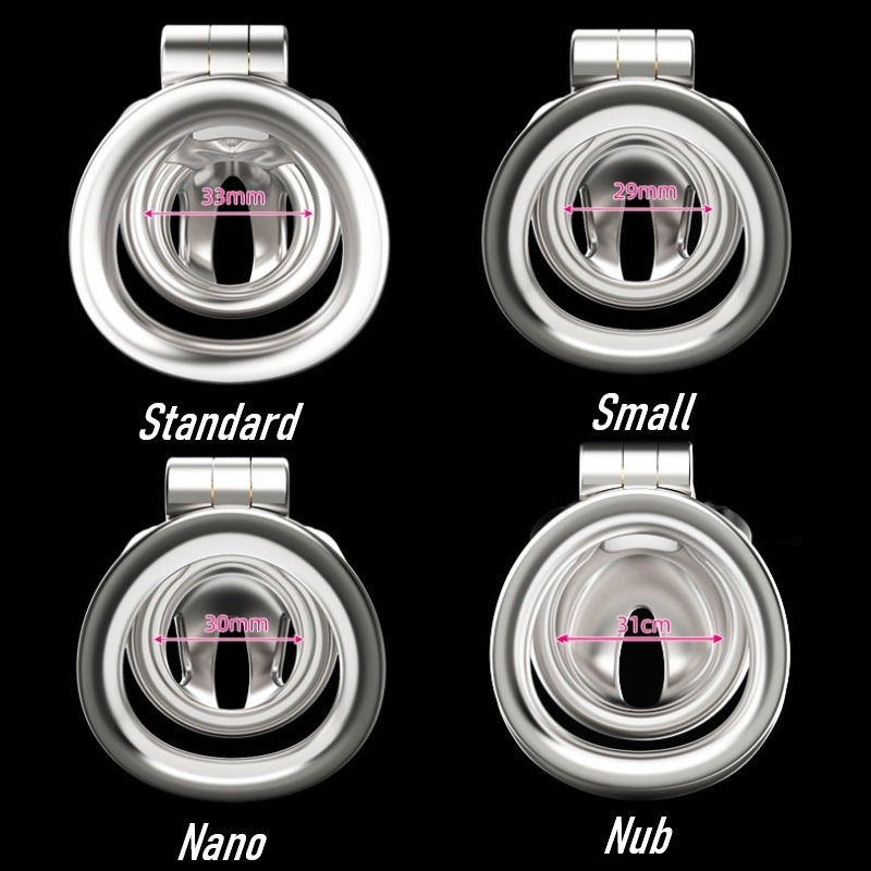 Small Stainless Steel Python V7.0 Chastity Device