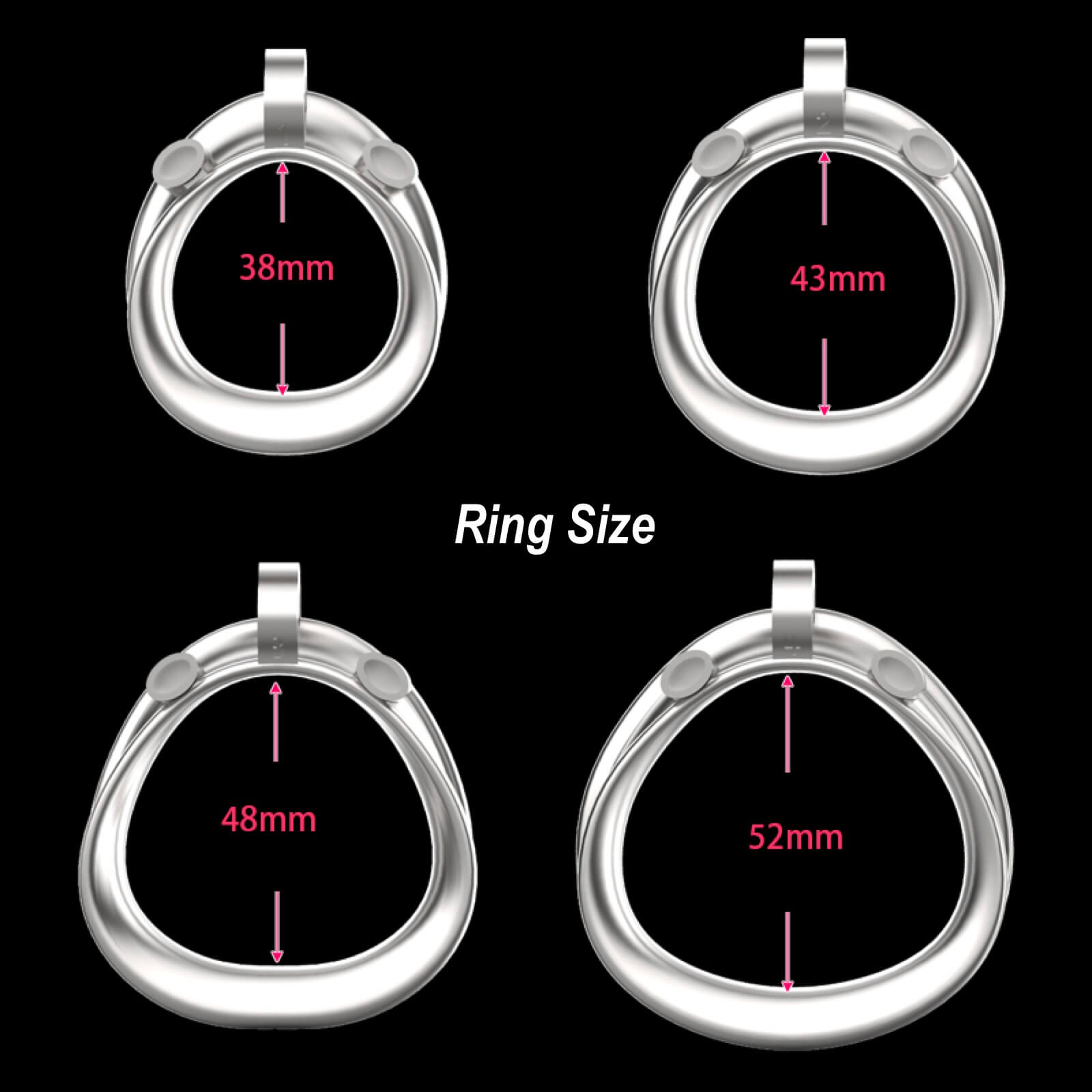 Nub Stainless Steel Python V7.0 Chastity Device