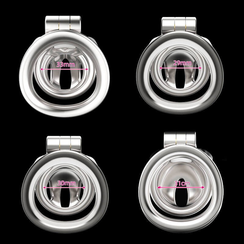 Small Stainless Steel Python V7.0 Chastity Device