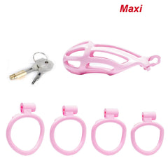 Maxi | Pink Stripe Cobra Chastity Kits