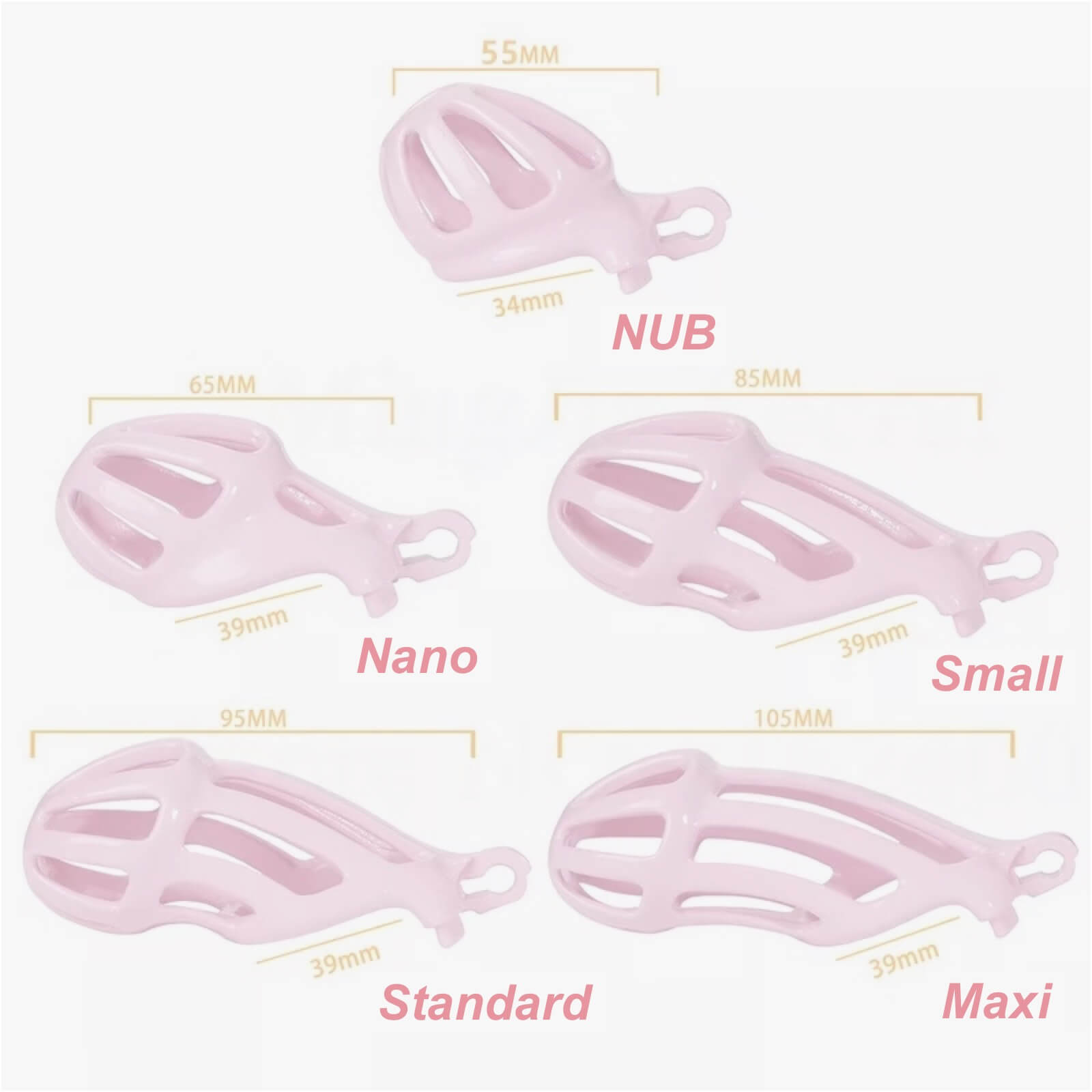Standard | Pink Stripe Cobra Chastity Kits