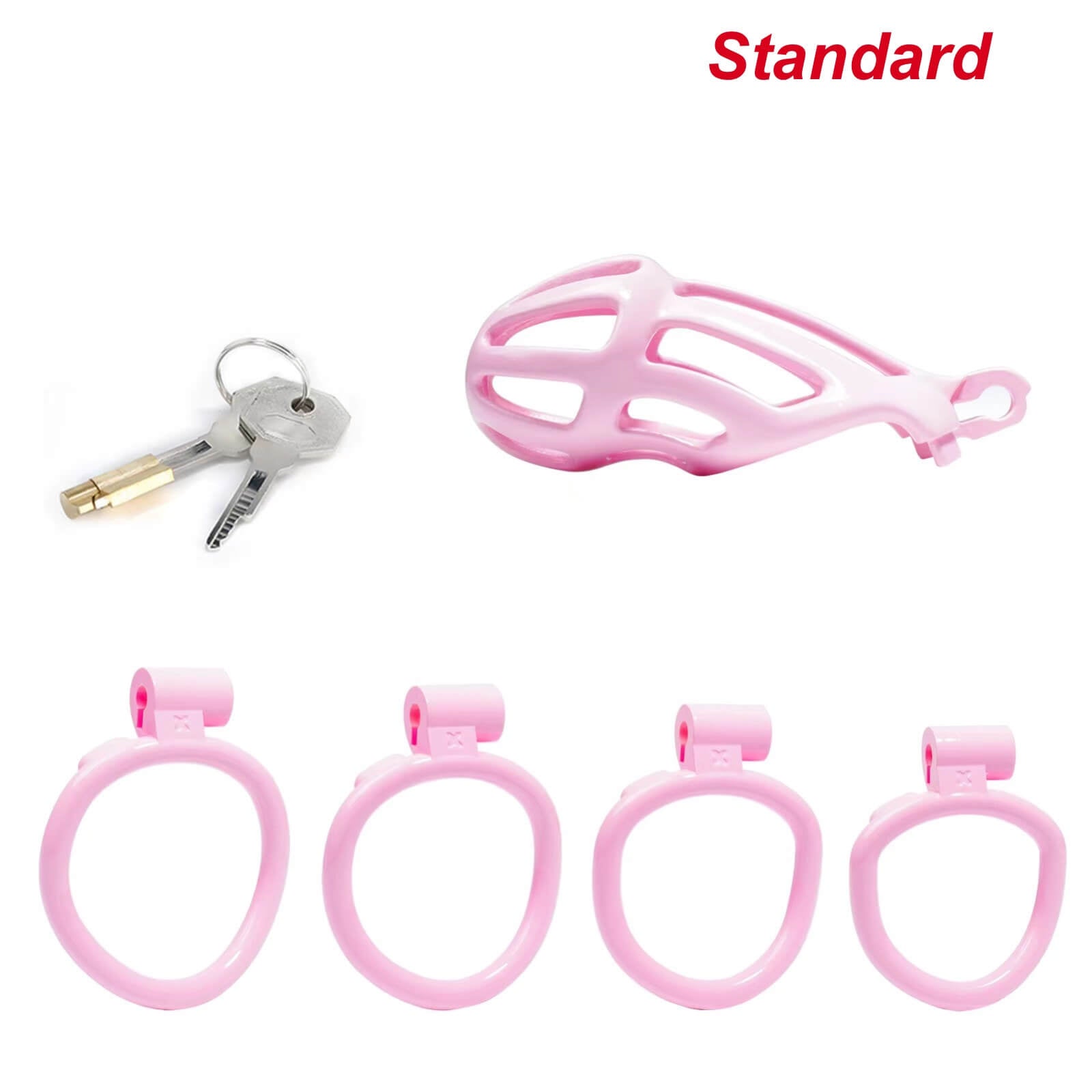 Standard | Pink Stripe Cobra Chastity Kits