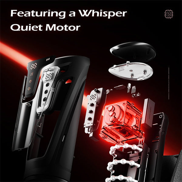 9 Vibrating &8 Thrusting Modes & 2 Heating Levels Male Stroker
