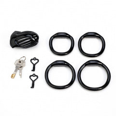 Athena Resin Male Chastity Cage Kit – Breathable Design