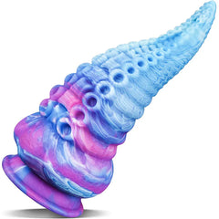 Tentacle G-spot Dildo Black/White