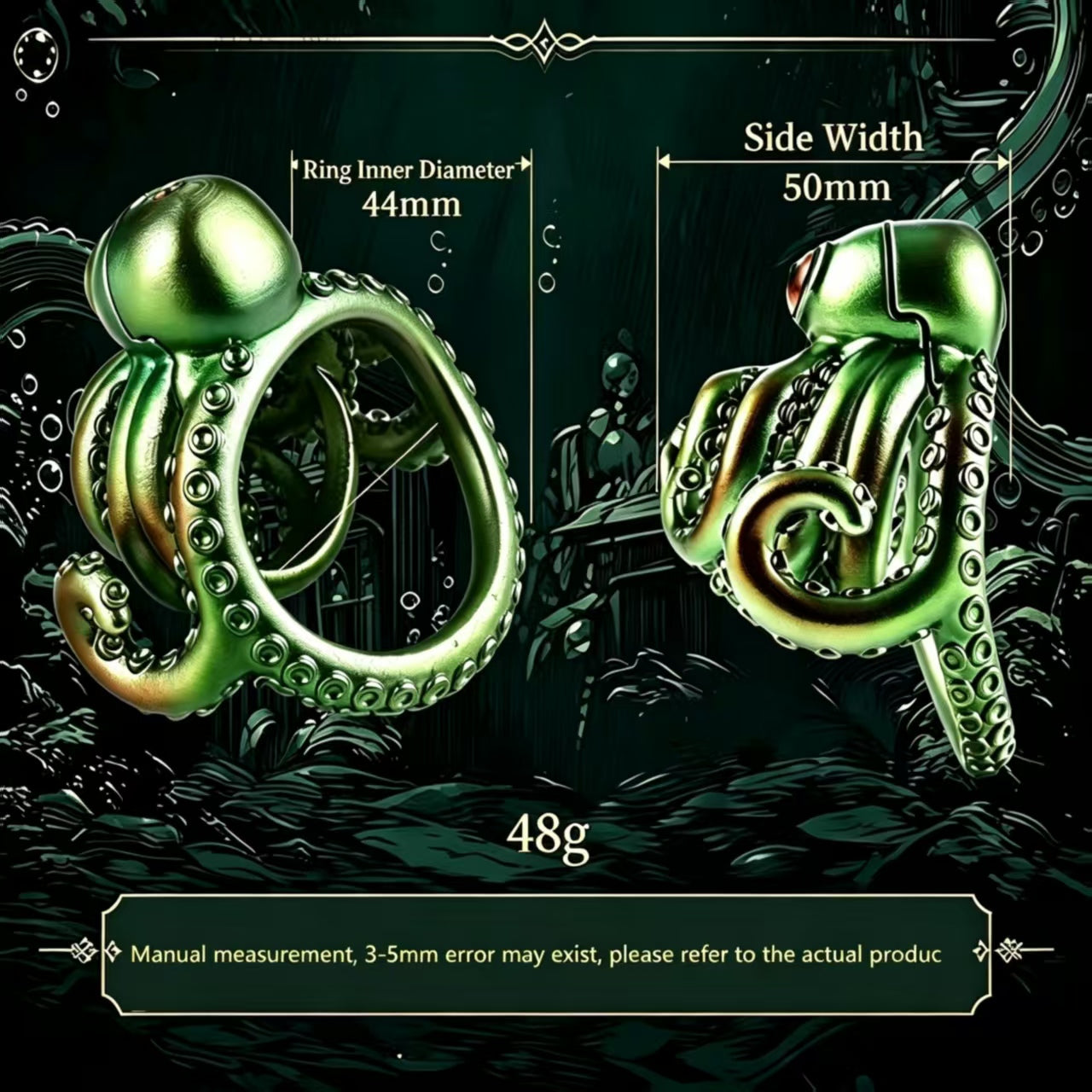 Cthulhu Eye Tentacle Resin Chastity Cage