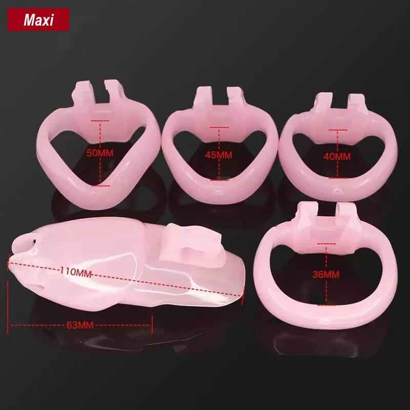 The Maxi-Max V4 Chastity Device 2.48 Inches Long