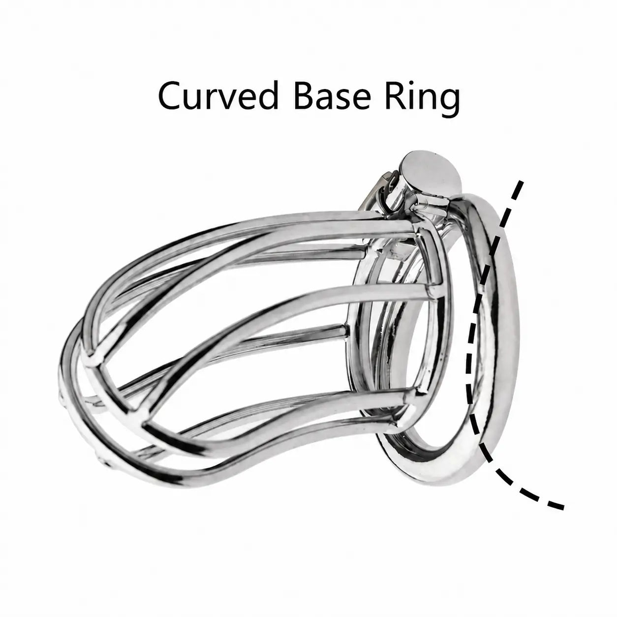 The Siebe Bonnet integrated-lock cage with curved base-ring profile
