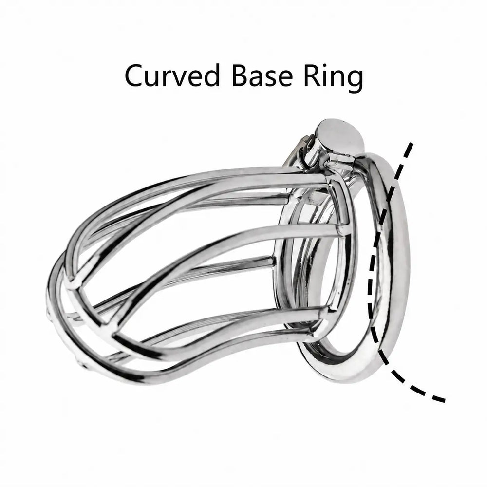 The Siebe Bonnet integrated-lock cage with curved base-ring profile
