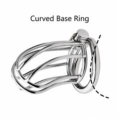 The Siebe Bonnet integrated-lock cage with curved base-ring profile
