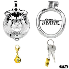 tiger cage with 40 to 55mm ring lock and bell