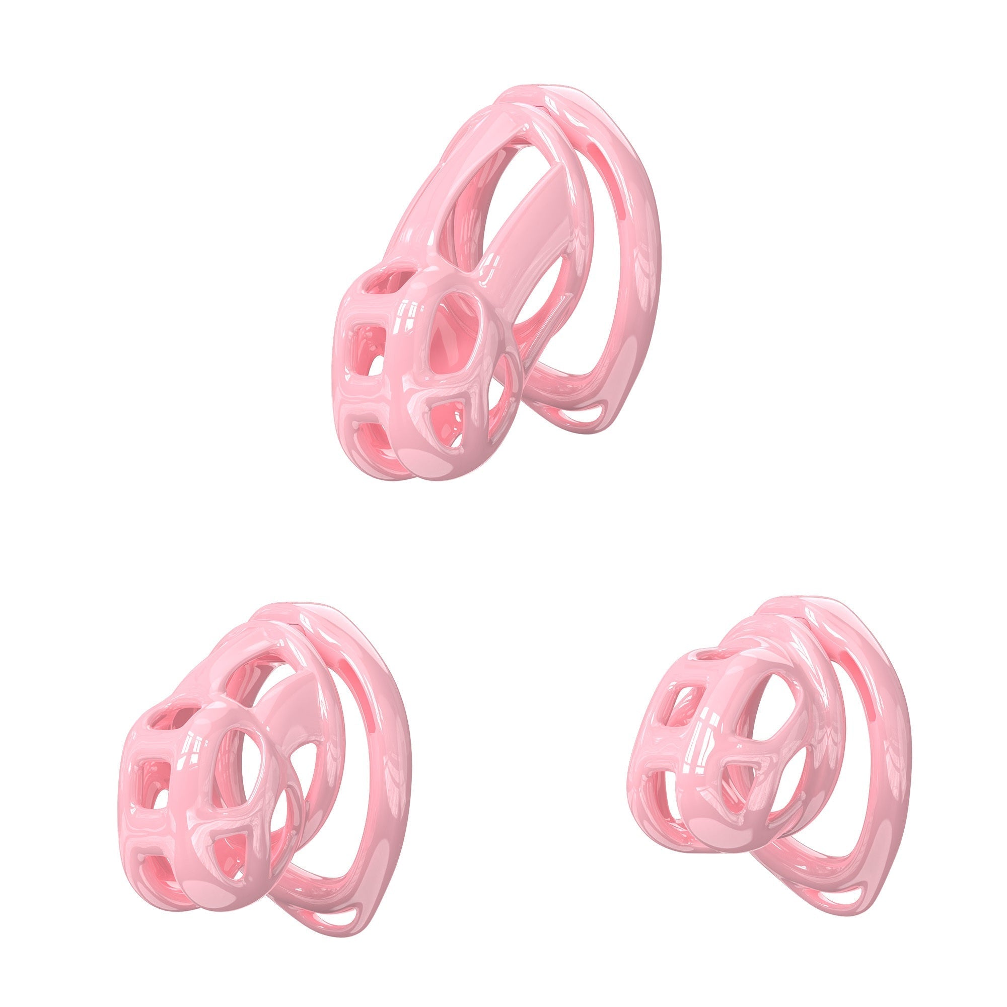 Pearlish Invisible Cobra Chastity Cage