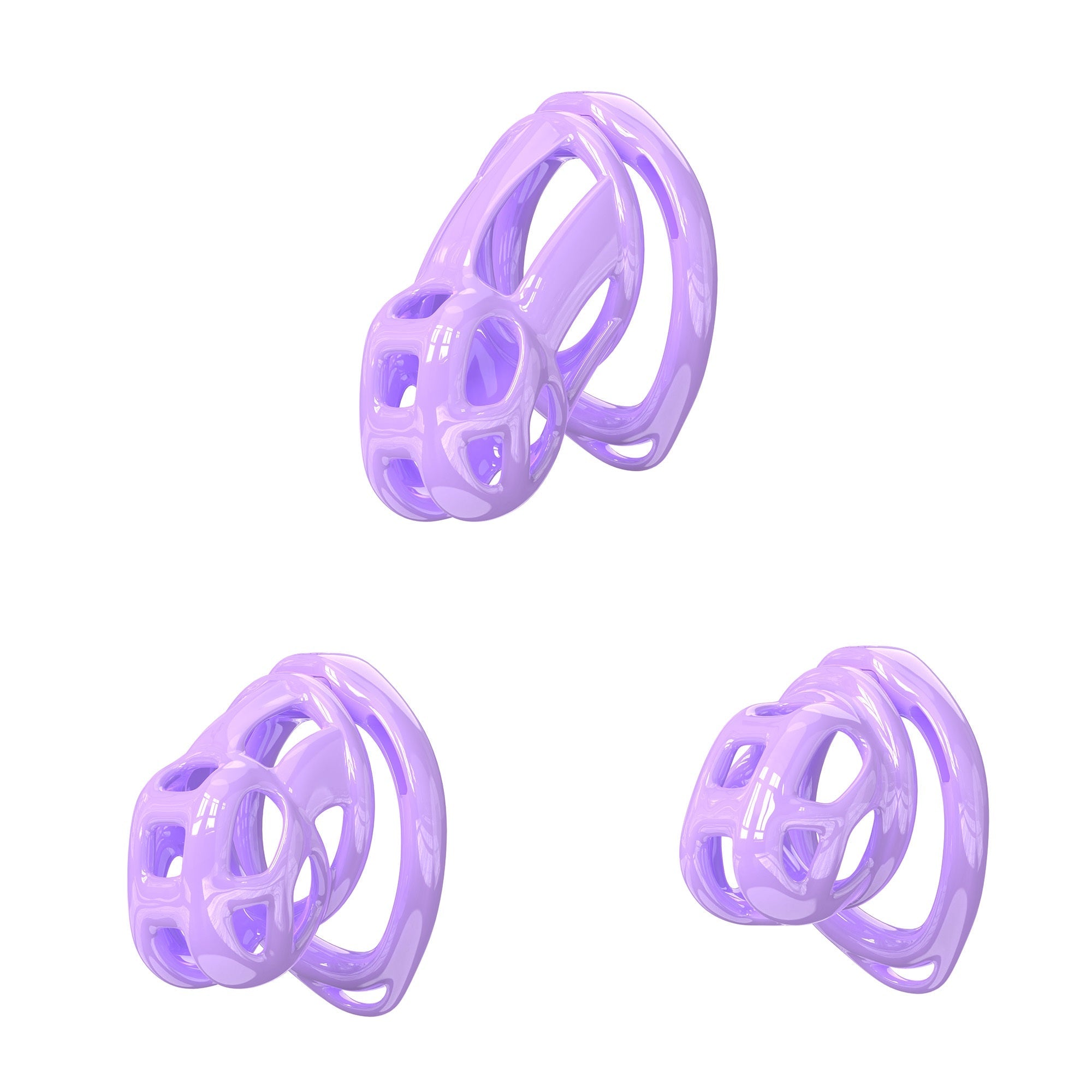 Pearlish Invisible Cobra Chastity Cage