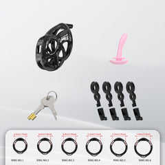 Pearlish Invisible Cobra Chastity Cage