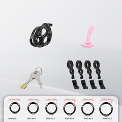 Pearlish Invisible Cobra Chastity Cage
