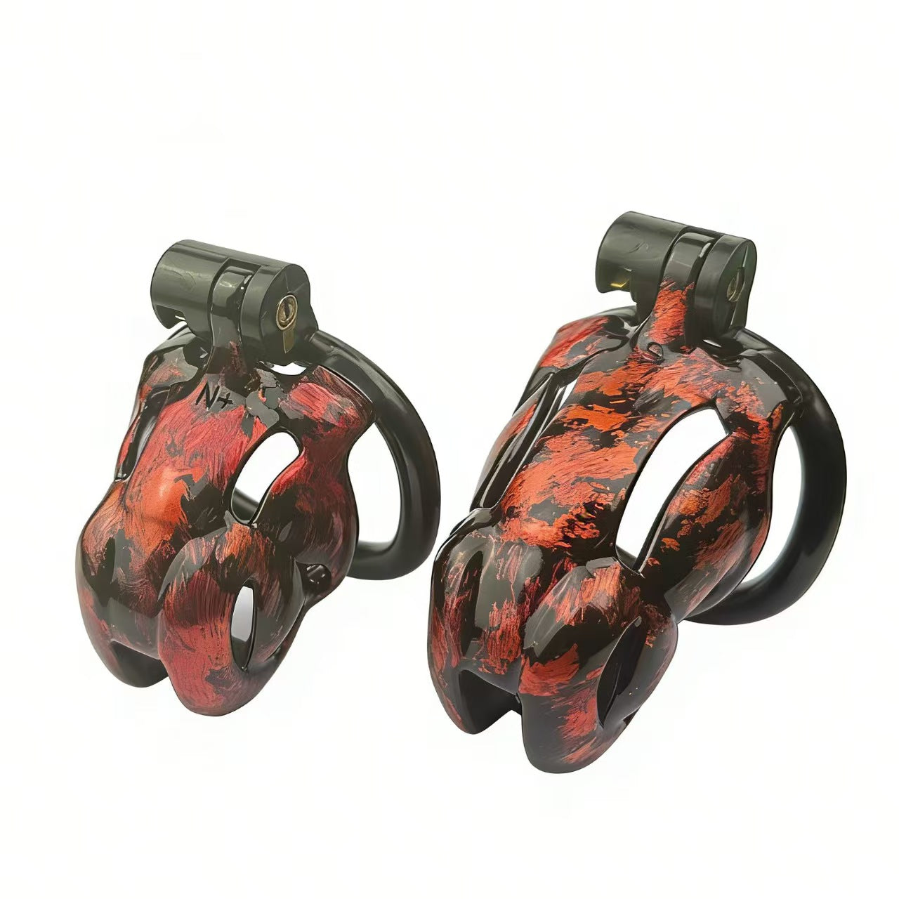 Viper Marbled Camo Resin Chastity Cage