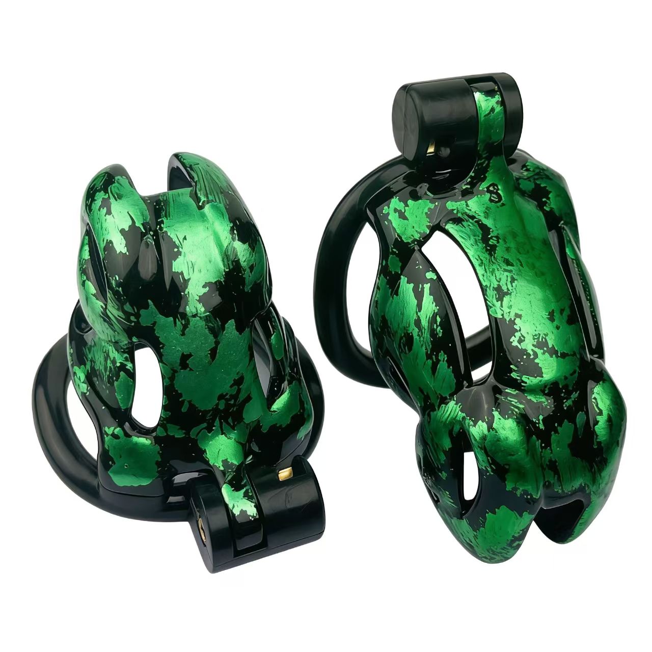 Viper Marbled Camo Resin Chastity Cage