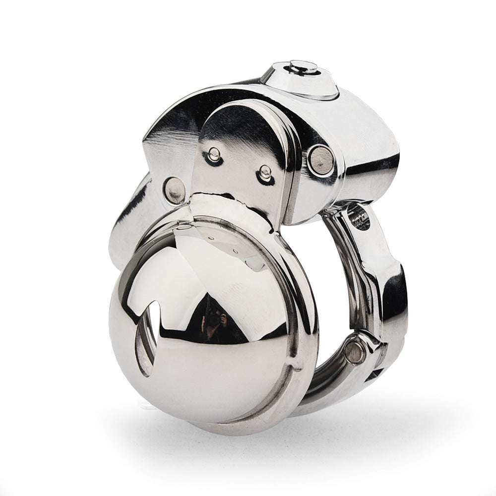 ZC-056 flat adjustable metal chastity cage

