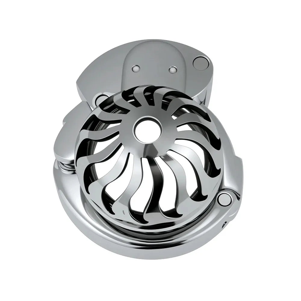 ZC-193 ventilated dome adjustable metal chastity cage
